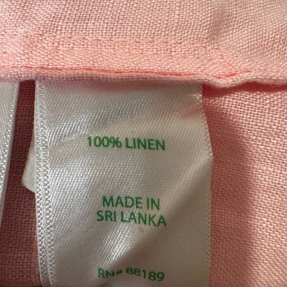 Lilly Pulitzer Jocelyn Short Sleeve Tiered Linen Mini Dress Sz. XS - Picture 12 of 13